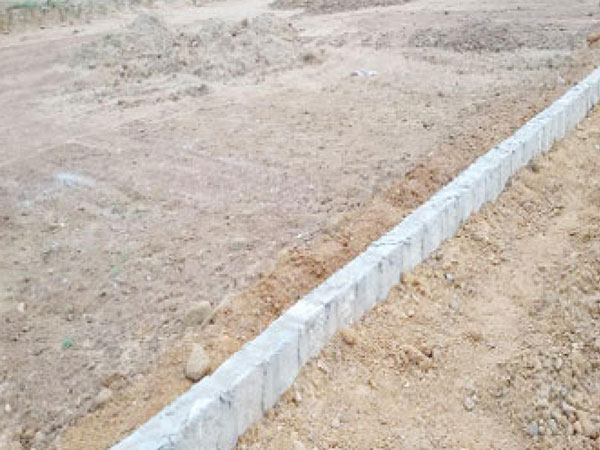 Curb Wall Work